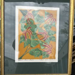 Art Framed And Mated Glass  15*18