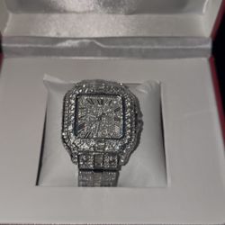 1-1 Iced Out Watch (box And Papers)