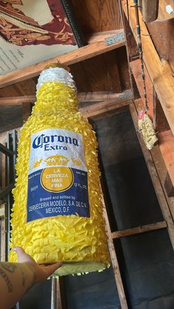 Corona bottle piñata