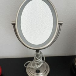 Two sided magnifying mirror 