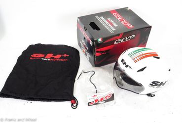 New SH Plus Tri Eolus aero cycling triathlon helmet medium 55-60cm white BOA new in box