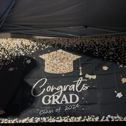 Congrats Grad Background And Supplies 