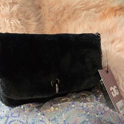 Authentic GILDA Paris Furry  Crossbody