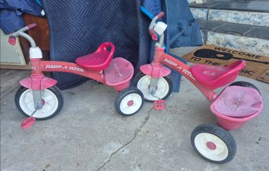 Two toddler radio flyer tricycles from panorama city