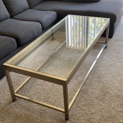 Bronze Frame Coffee Table