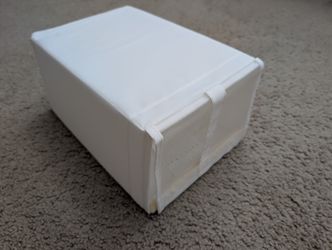18x IKEA SKUBB flat foldable box (zipper), white (shoe box, electronics box, Christmas...)
