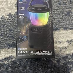 B Iconic Bluetooth Lantern Speaker Multicolor Light Up