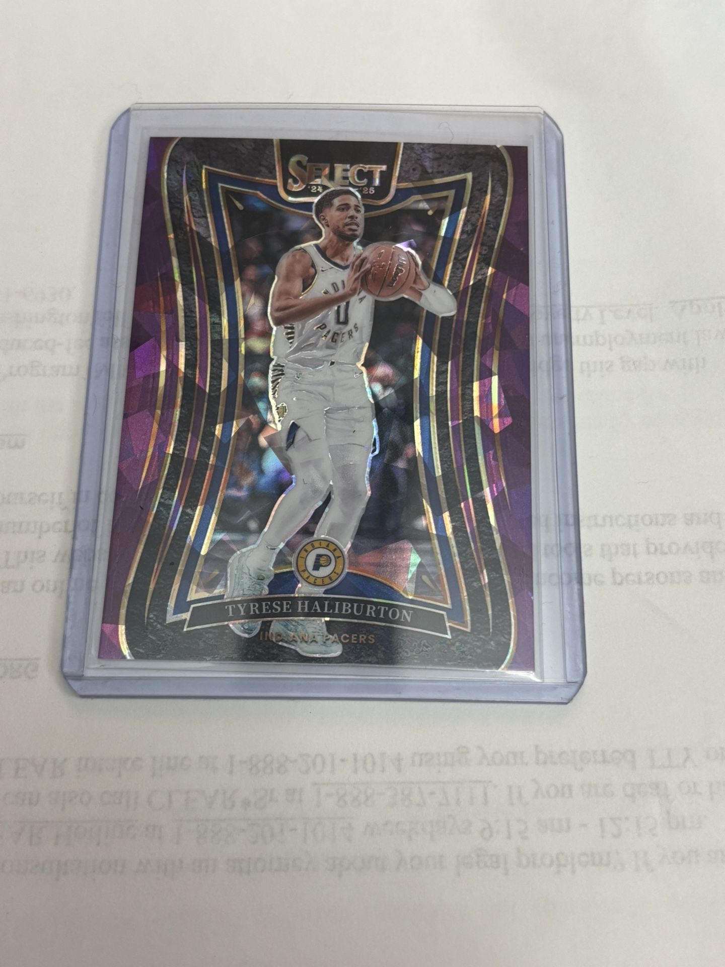 Tyrese Haliburton Select Mezzanine Prizm – /99