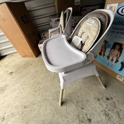 Safety 1st Grow & Go 3-in-1 Rotating High Chair – French Grey