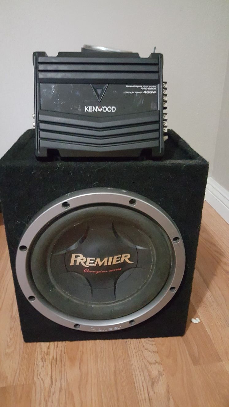 Pioneer Premier 12 & Amp& Bx($90)