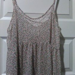 Sheer floral dress