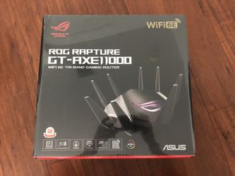 Gaming Wifi Router ROG Rapture GT-AXE11000 Brand New