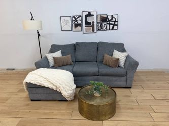 Sleeper Sectional Couch with Reversible Chaise