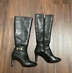 Womens sz7 Bandolino Lamari Knee-High Black