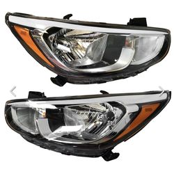 Hyundai accent headlights 2015-2017