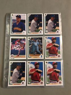 Upper deck base ball cards