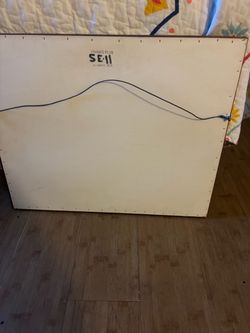 Large Framed Picture – Back View