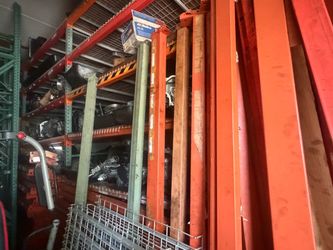 Warehouse shelves