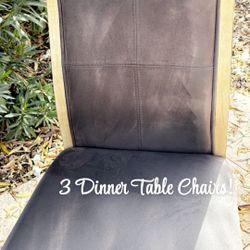 Dining Table Chairs (3)