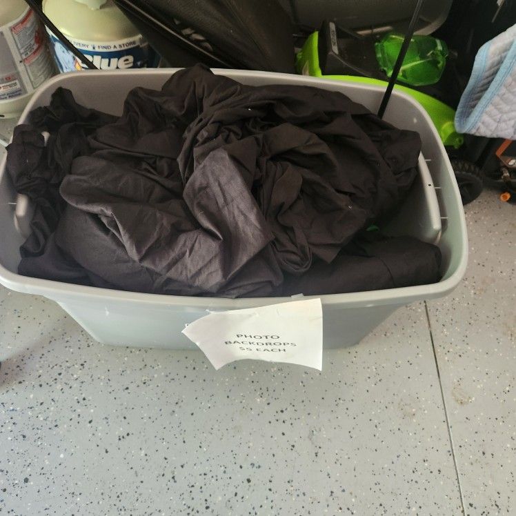 photo back drop clothes . Cheap. All 15 X 15