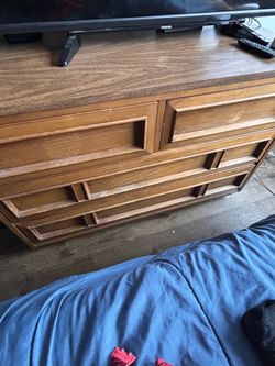 Real wood dresser drawer