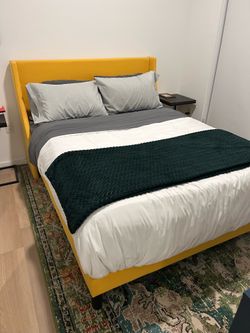 Queen sized platform bed