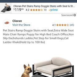 Pet Seat with ramp