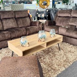 Amazing Offer Now💥Gorgeous Chocolate Reclining Sofa&Loveseat On Sale Only $899 (Huge Savings)