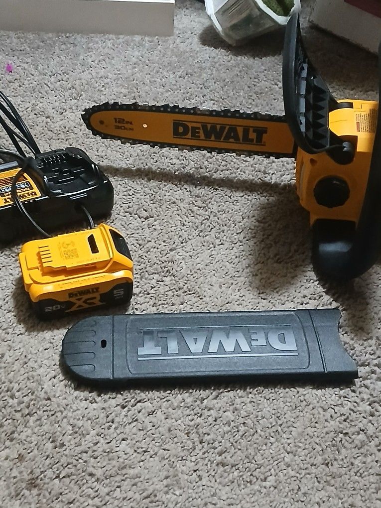 Dewalt 20v Chainsaw 12 In Bar