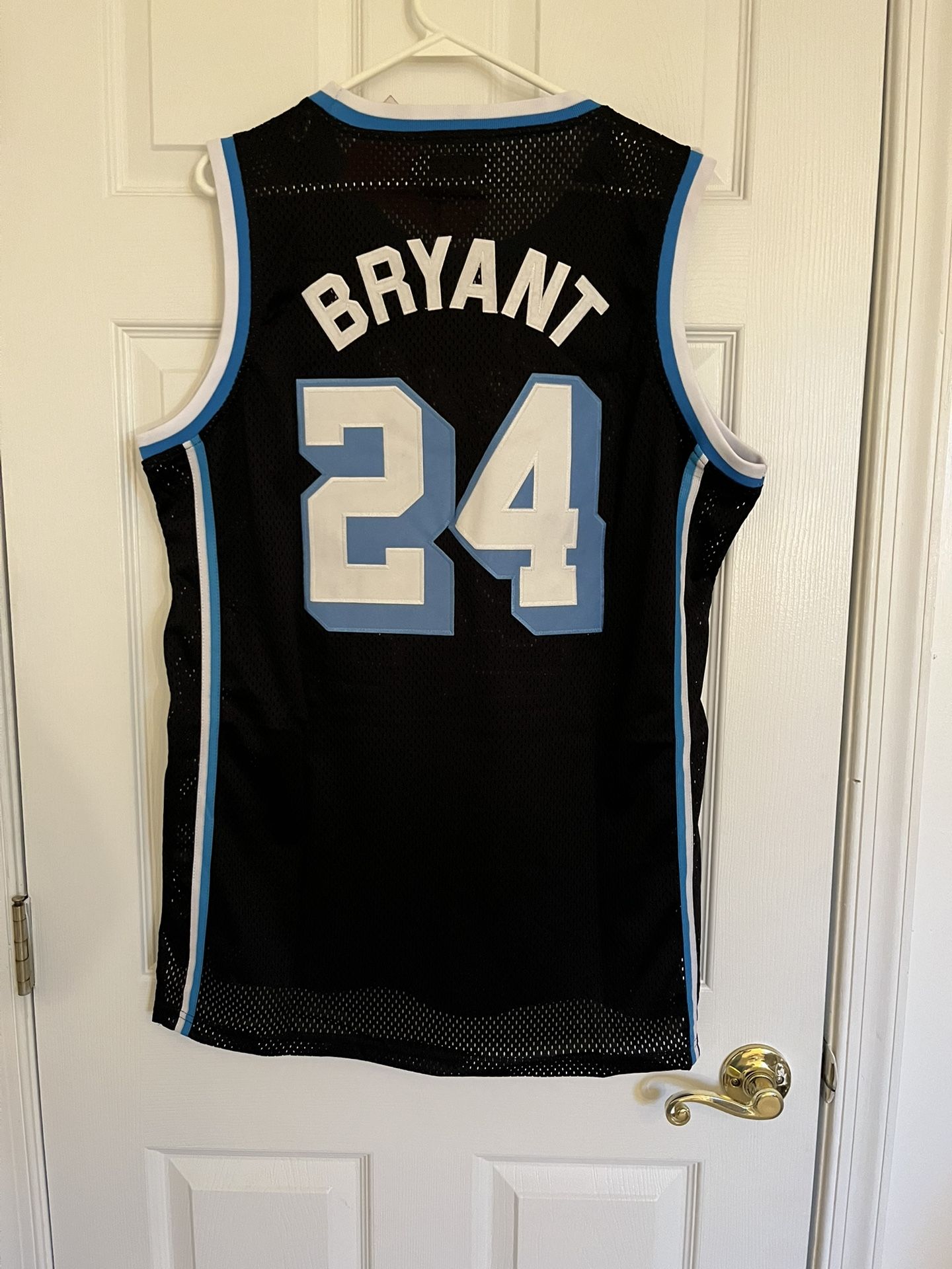 Kobe Bryant #24 LA Crenshaw Black Basketball Jersey Headgear Classics Large NWT