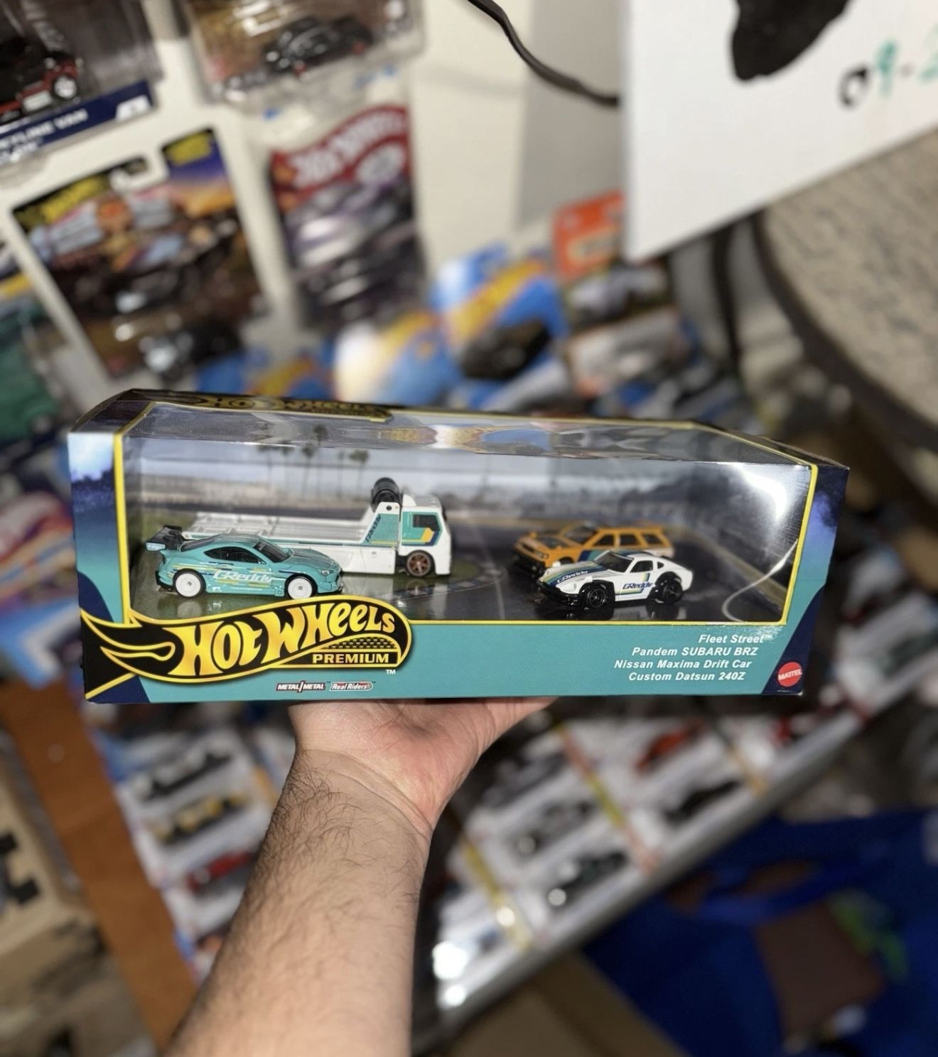 Hot Wheels Greddy Box Set Diorama