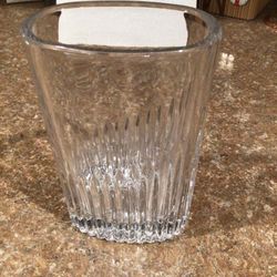 Mikasa Staccato Crystal Oval Vase — Brand New In Box