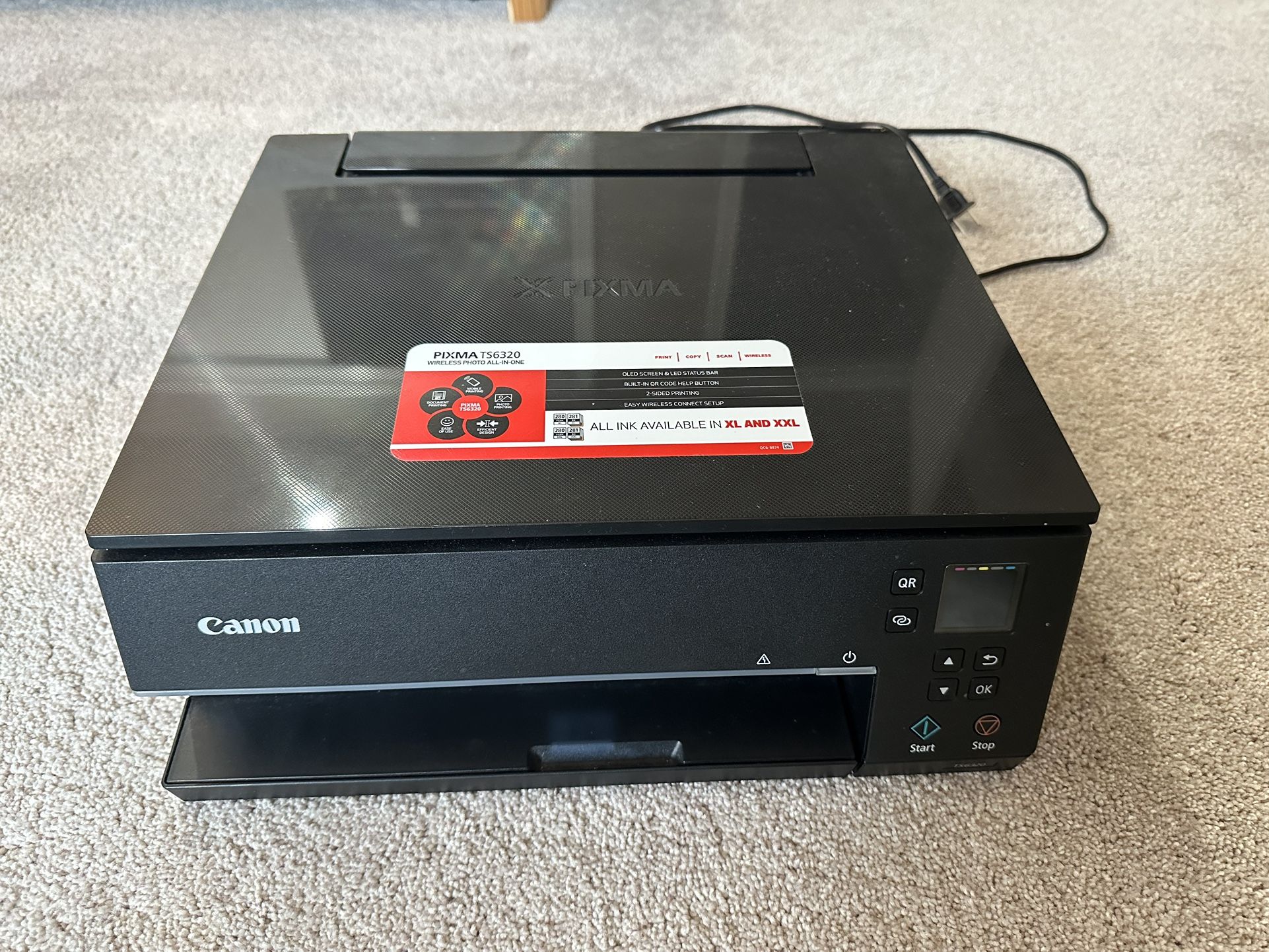 Canon pixma TS6320 all in one printer copy scan wireless photo