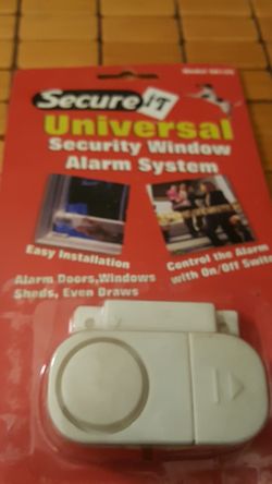 Security Alarm window