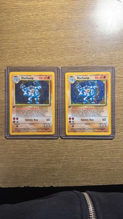 Pokemon cards: 1 edition Machamp (MP)