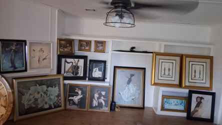 Lot of Framed Art Prints and Paintings