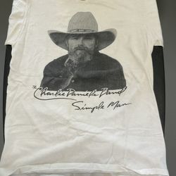 Charlie Daniel’s Band  Medium Size Tshirt  GERMANY TOUR 1990