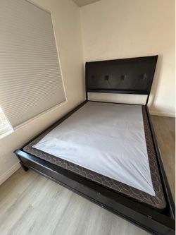 Bed frame and box spring