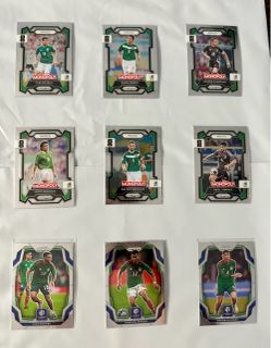 Panini Prizm Mexico Soccer Cards Lot of 9