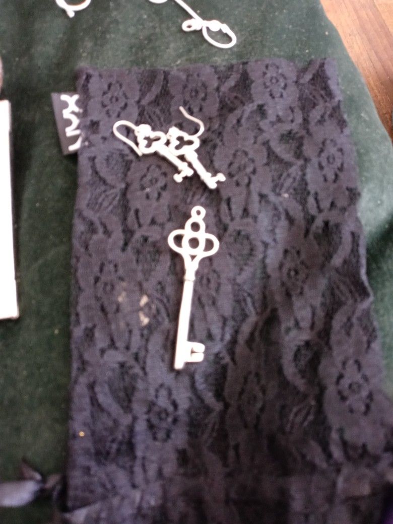 Sterling Silver Earrings And Charm