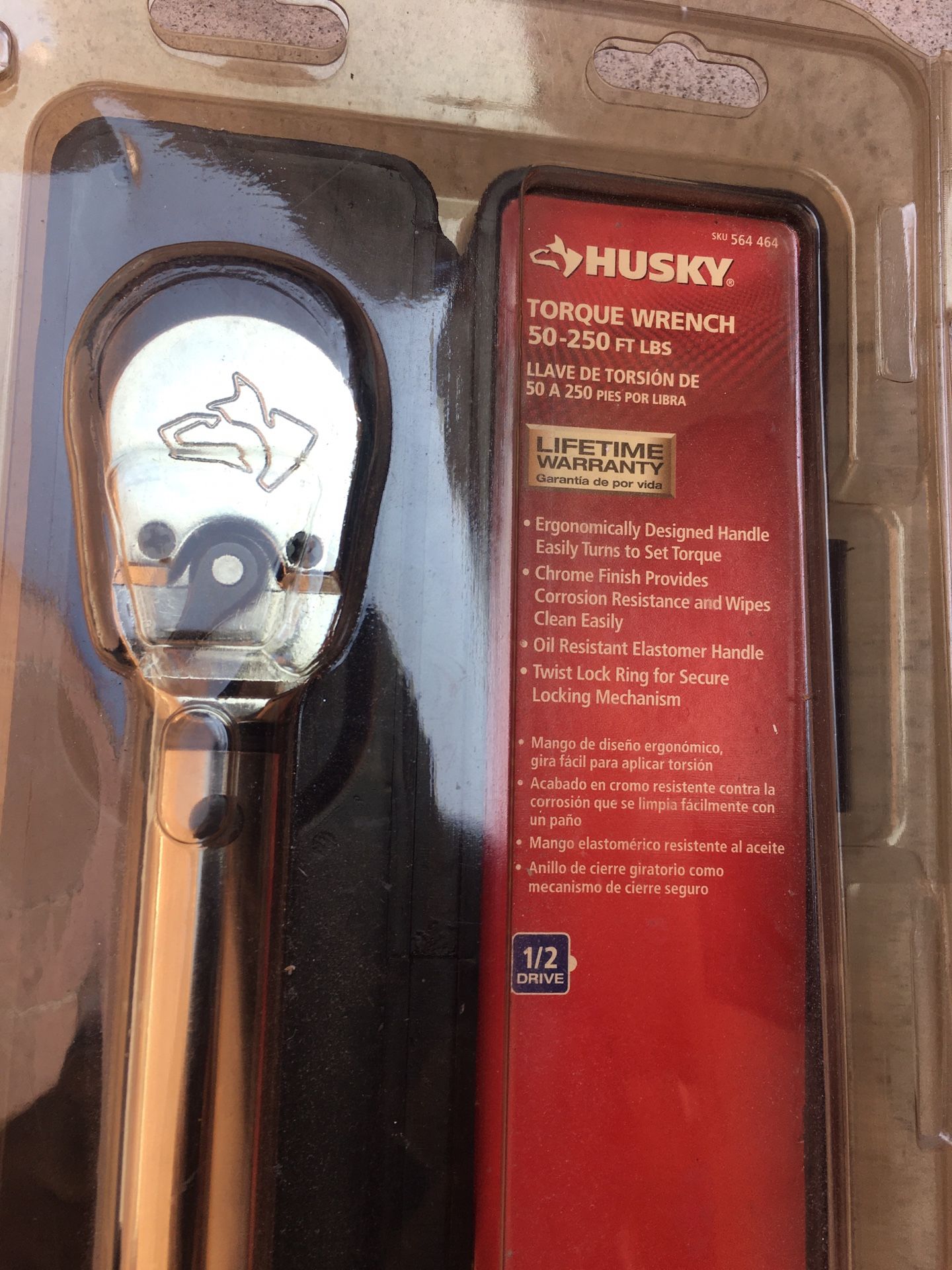 New husky torque wrench 1/2