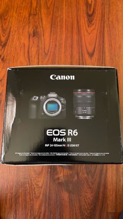 BRAND NEW CANON EOS R6 Mark III RF 24-105 mm F4 L IS USM KIT