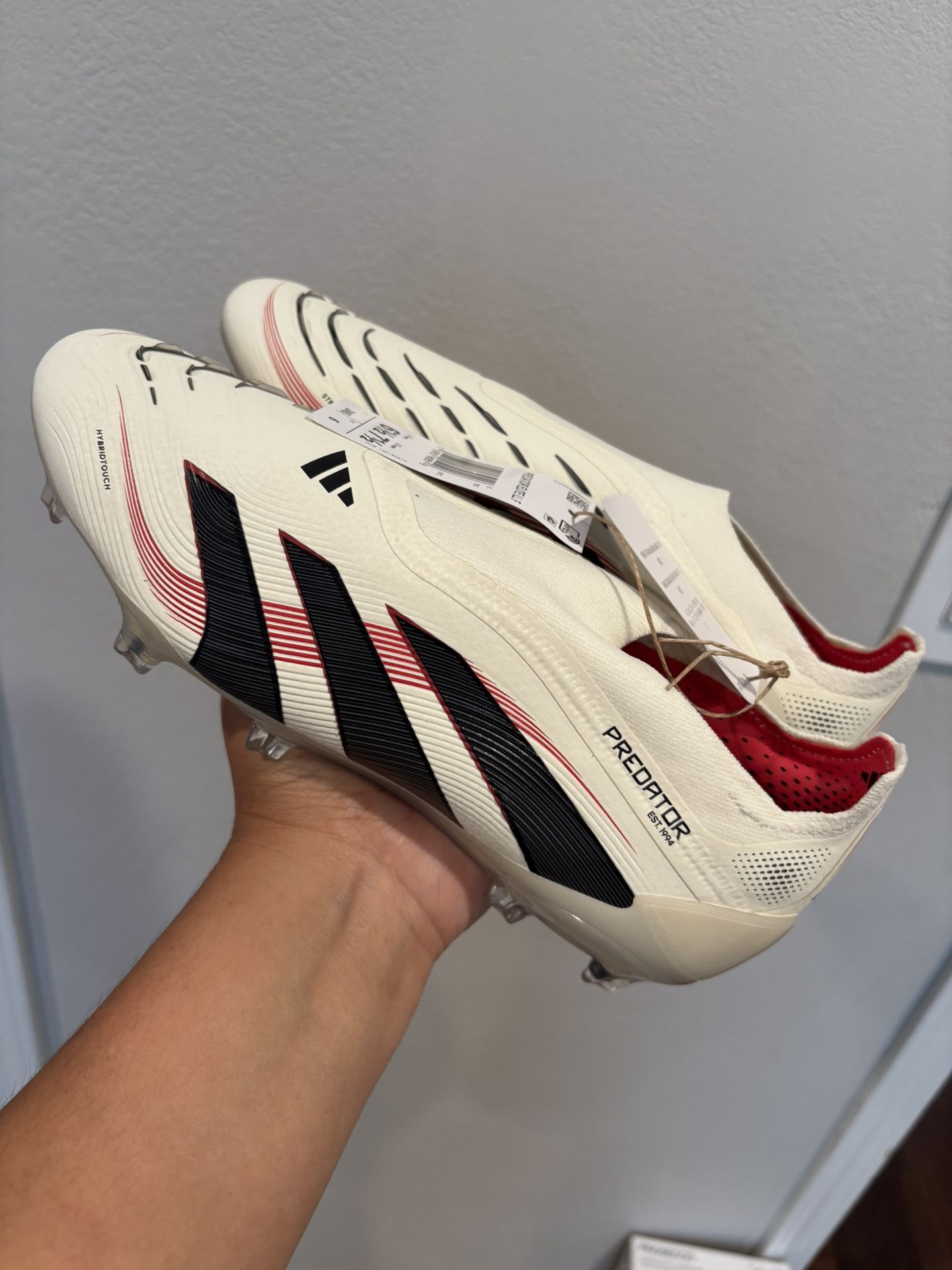 adidas Predator Elite Laceless FG Goal Hunter Pack Cleats Men’s Size 6.5 ID3872