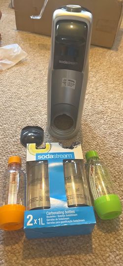 SodaStream Sparkling Water Maker with 4 Bottles