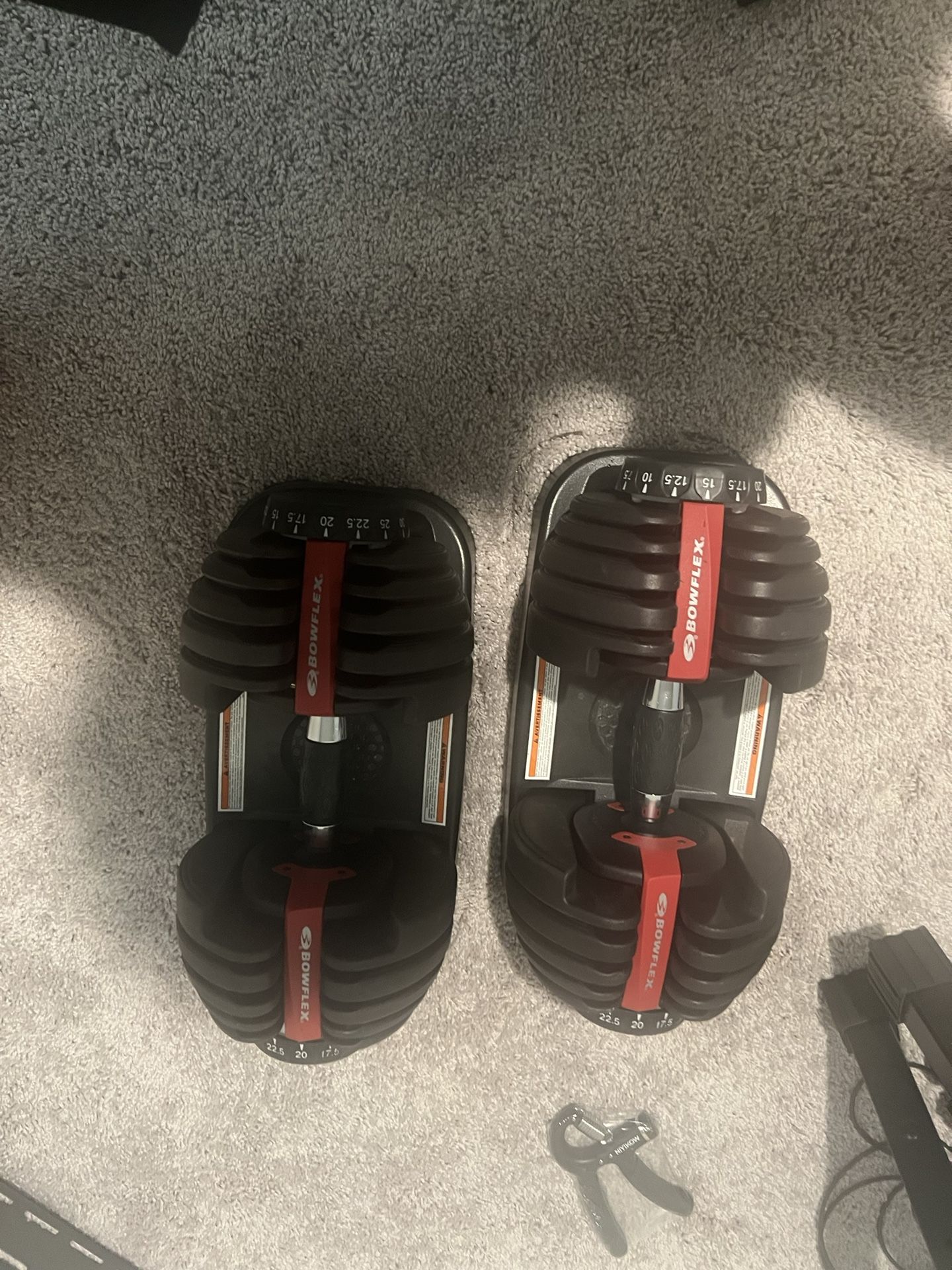 Bowflex SelectTech 552 Adjustable Dumbbells (Pair) – Excellent Condition