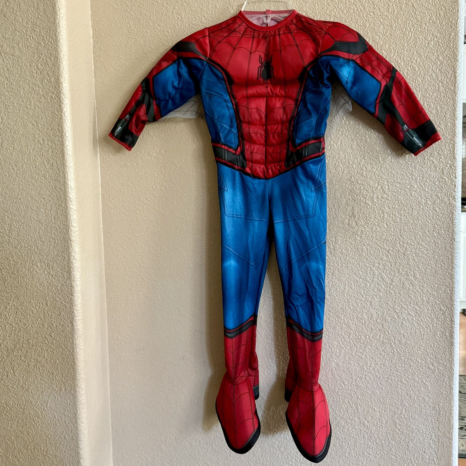 Halloween Spiderman Muscle Costume Dress Up Jumpsuit