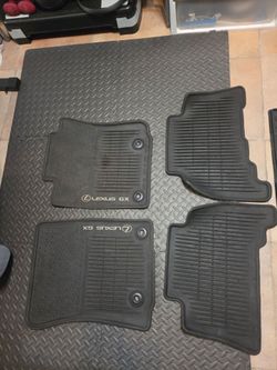 Lexus GX 460 OEM All-Weather Rubber Floor Mats Full Set