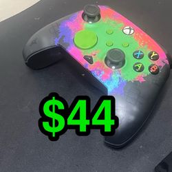 🎮 Xbox One Compatible Neon Paint-Splash WIRED Controller – Tested (USB-C) 🎮 . . . . . . . . . . . . . . . . . . . . . . . . . . . . . . . . . . . . 