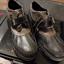 POLO RALPH LAUREN OSLO LOW ANKLE BOOTS DOVER III SIZE 10.5