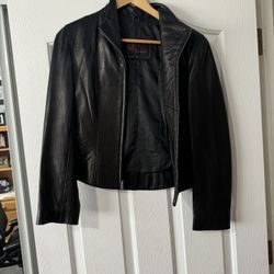 Women’s Roslyn Soft Leather Jacket - Size Extra Small